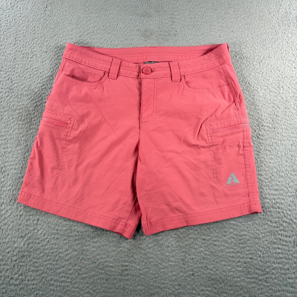 Eddie Bauer First Ascent Guide Shorts Women 8 Pink Hiking Trail Gorpcore Outdoor